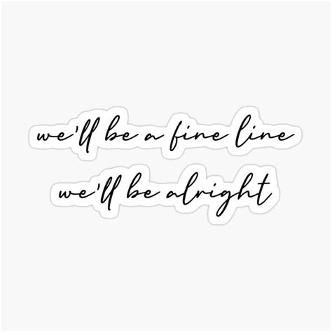 Fine Line By Harry Styles Lyrics Glossy Sticker By Mmikhaila In 2021 Style Lyrics Harry