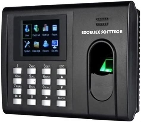Excellex Softtech Standalone Biometric Fingerprint Attendance System