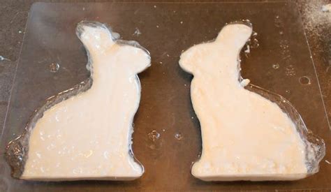 Crafty Sisters Chocolate Mold Easter Bunnies Using Sculptamold