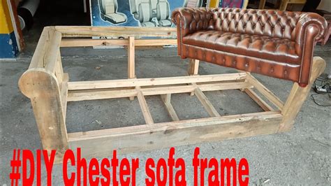 Chesterfield Sofa Frame Plans Baci Living Room