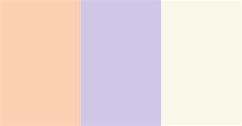 Pretty Pastel Color Scheme Cream