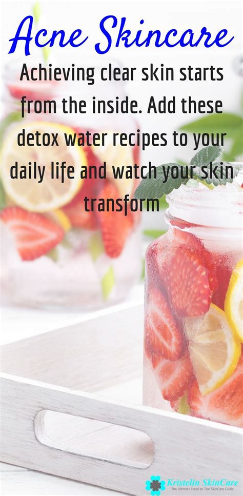 4 Detox Water Recipe For Clear Skin With Images Detox Water Recipes