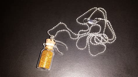 Honey Filled Miniature Bottle Necklace The Enchanted Manor