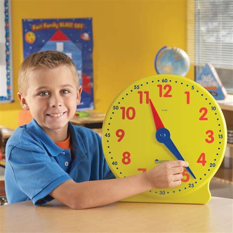 Learning Resources Big Time Demonstration Clock Inthink Kids