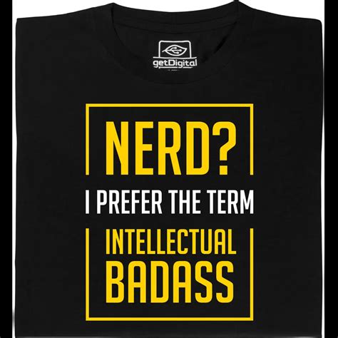 Intellectual Badass T Shirt Geschenke Und Gadgets Für Nerds Online Kaufen Getdigital