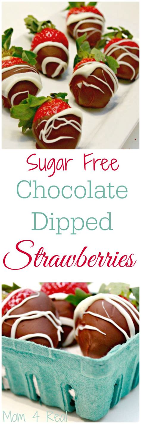 Mini desserts brownie desserts sugar free desserts diabetic friendly desserts diabetic snacks diabetic recipes diabetic cake pre if you're looking for it is easy to get information on desserts for diabetics online. Easy Sugar Free Chocolate Dipped Strawberries - Mom 4 Real ...