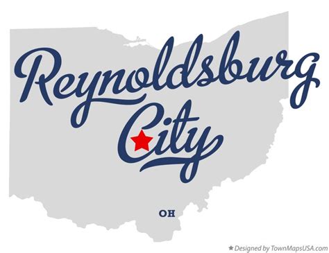 Map Of Reynoldsburg City Oh Ohio
