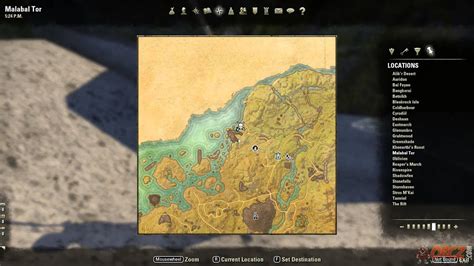 Malabal Tor Treasure Map Vi Location The Elder Scrolls Online Youtube