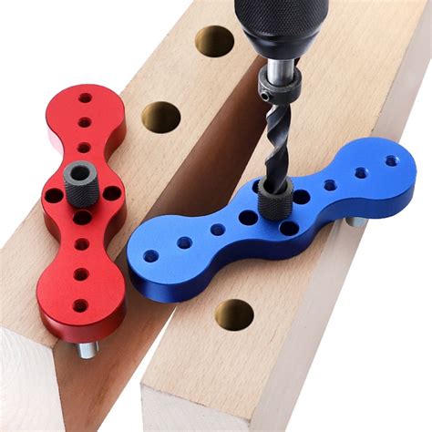Woodworking Pocket Hole Jig Angle Drill Guide Set Hole Puncher Locator