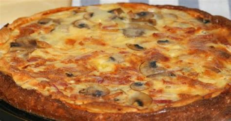 Quiche Sans Pâte aux Champignons et Jambon WW 100MIAM