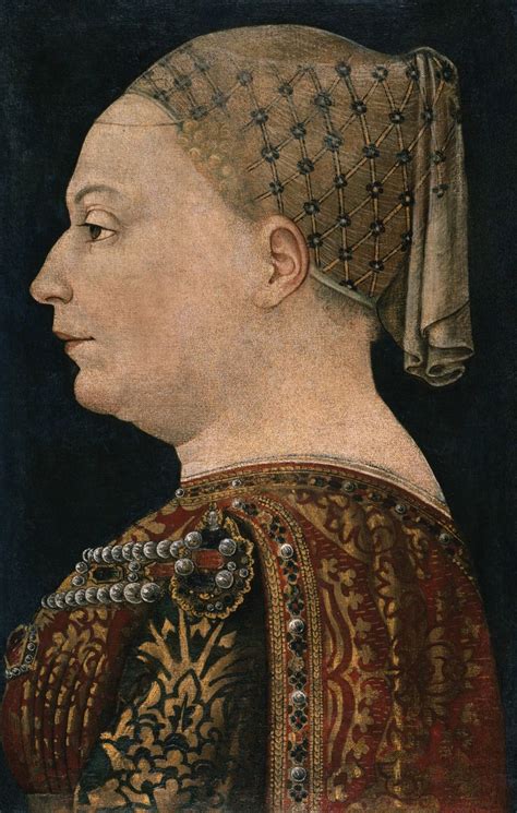 Portraits Of Francesco Sforza And Bianca Maria Sforza 1480 Ca