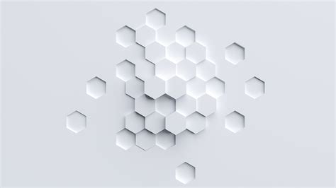 Abstract Hexagon Simple Minimalism Wallpapers Hd Desktop And