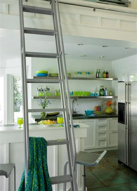 This simple steel shelf turns any spare wall space into a minimal and attractive storage solution. Stainless Steel Floating Shelves - Cottage - kitchen ...