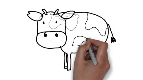 Comment Dessiner Une Vache Youtube