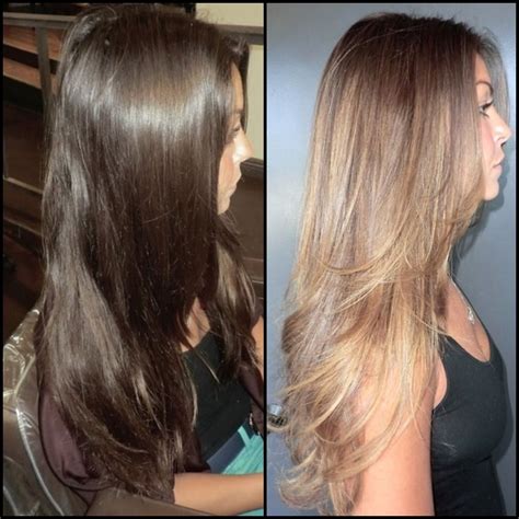 Blonde hair is often also considered. Dark Brown Hair Dye before and after - Best Color to Dye ...
