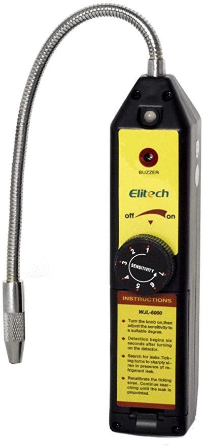 Elitech Wjl 6000 Freon Leak Detector Halogen Gas Tester Hvac