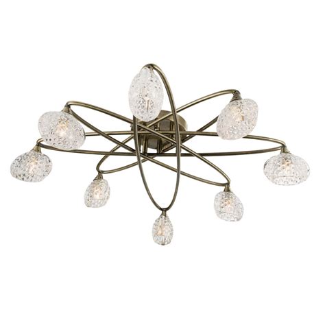 We proudly offer a huge selection of ceiling lights to be the crowning glory of your. Endon 60926 Eastwood 8 Light Ceiling Light Antique Brass