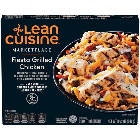 I can't wait to try the mexican. LEAN CUISINE MARKETPLACE Fiesta Grilled Chicken 8.5 oz ...
