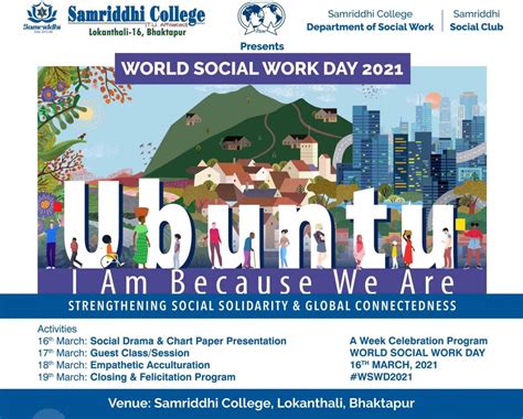 World Social Work Day Celebration Program 2021 Samriddhi College