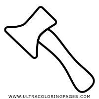 Hatchet Coloring Page - Ultra Coloring Pages