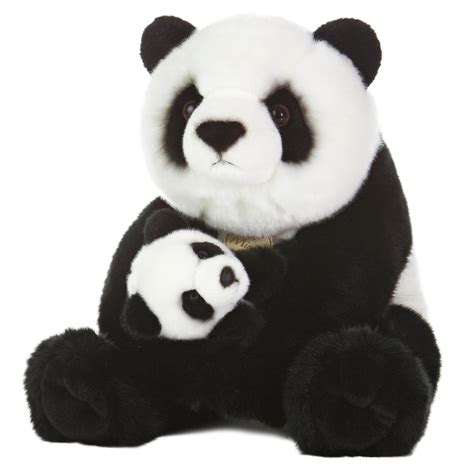 Aurora Miyoni 15 Panda With Cub Teddy Plush Toys Llc