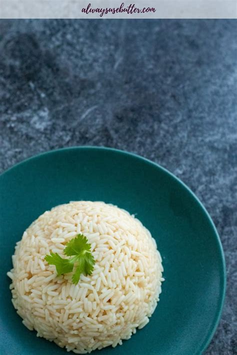 Seasoned Butter Rice With Vegan Option Always Use Butter