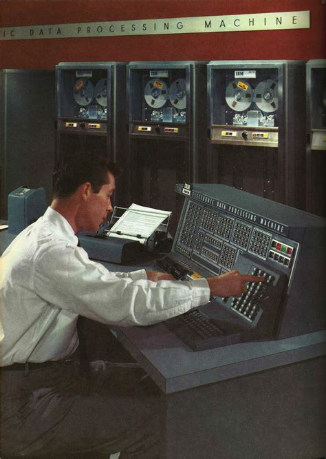Geekfeed “ Ibm 705 Electronic Data Processing Machine From 1950s