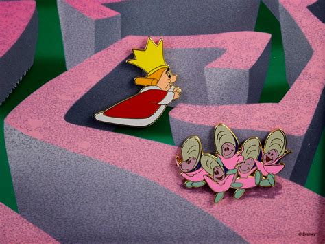 Alice In Wonderland 65th Anniversary Framed Pin Set Disn Flickr