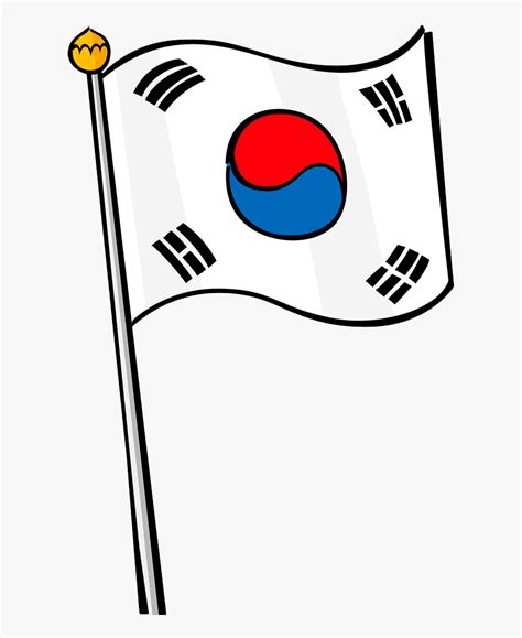 South Korea Flag Art , Free Transparent Clipart - ClipartKey