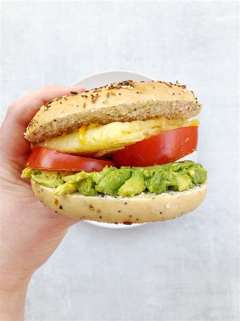 Vegan Breakfast Bagel Sandwich The Urben Life