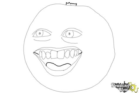 How To Draw Annoying Orange Super Easy Drawingnow