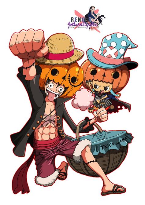 Render Luffy X Choopper Halloween By Gothicxstyylee On Deviantart Halloween Luffy Chopper