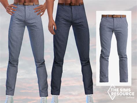 The Sims Resource Men Structured Chino Pants