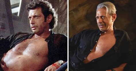 Jeff Goldblum Recreates Iconic Jurassic Park Shirtless Pose