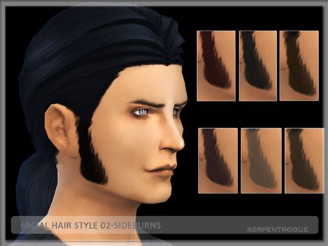 Facial Hair Style 02 Sideburns At Tsr Sims 4 Updates