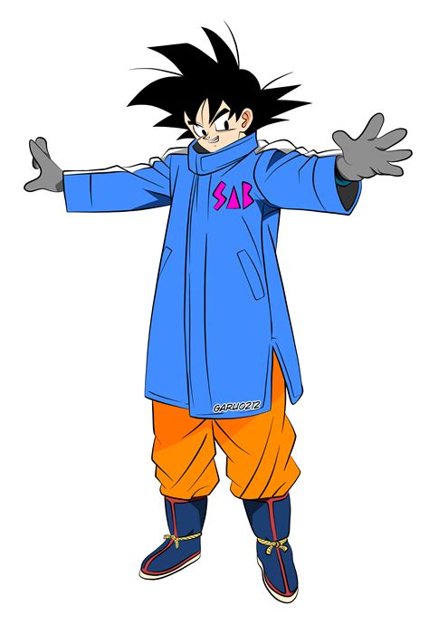 Goku Drip Jacket Png
