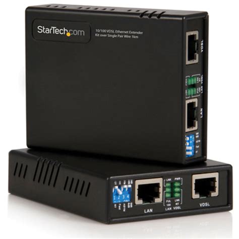 Startech 10100 Vdsl2 Ethernet Extender Kit Over 110vdslext Bandh