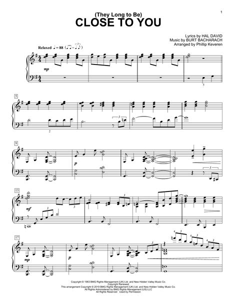 Carpenters international certification council carpenters international certification council the cicc. Carpenters "(They Long To Be) Close To You (arr. Phillip Keveren)" Sheet Music PDF Notes, Chords ...