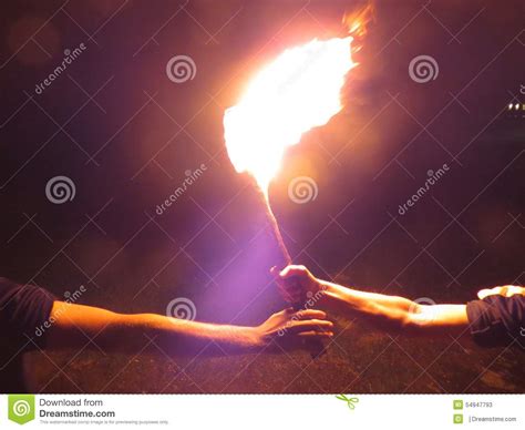 Passing The Torch Stock Image Image Of Handing Batton