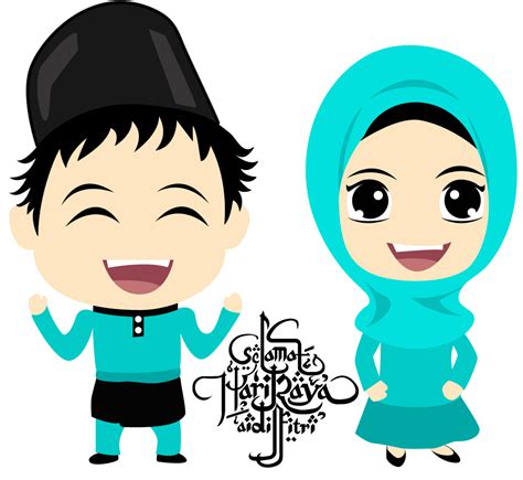 Kartun muslimah selamat hari raya idul adha semoga facebook via facebook.com. Gambar Kartun Muslimah Hari Raya | Top Gambar