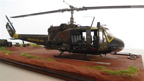 Uh 1c Huey Gunship Ready For Inspection Large Scale Planes