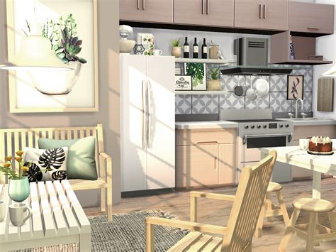 Ikea Inspired Dining And Kitchen Room Cc Needed The Sims 4 Catalog