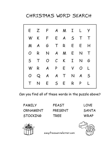 Christmas is a great time of year for giving. Free Printable Christmas Word Search! | Coloring and ...