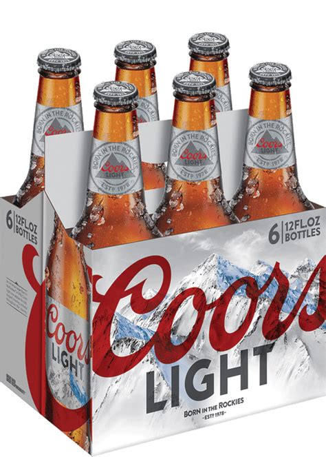2% alcohol content, so each 12 ounce bottle contains about half an ounce of pure alcohol. Coors Light | Total Wine & More