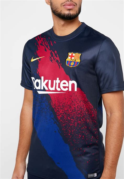 Buy Nike Multicolor Fc Barcelona T Shirt For Men In Mena Worldwide