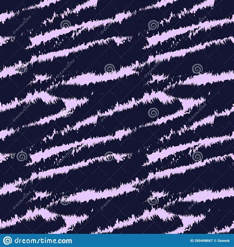 Purple Brush Stroke Fur Seamless Pattern Stock Vector Illustration Of