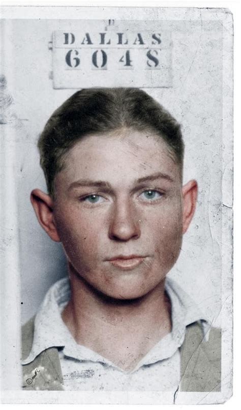 The Thief Clyde Barrow In 1926 Upon Arrest In Dallas Photo By My