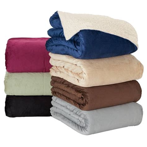 Brookline Micro Mink Sherpa Blanket Brand Blanket