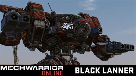 Black Lanner Favorite Build Mechwarrior Online Youtube