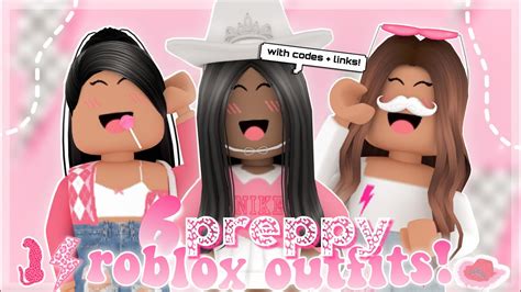Aesthetic Roblox Preppy Outfits With Codes Links Youtube
